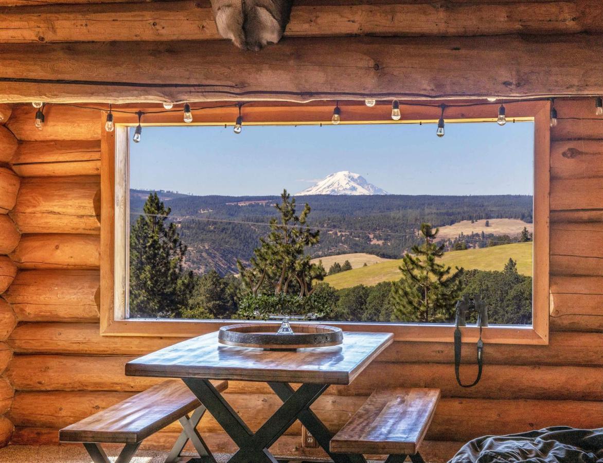 Rowland Log Cabin Home Lyle Bagian luar foto