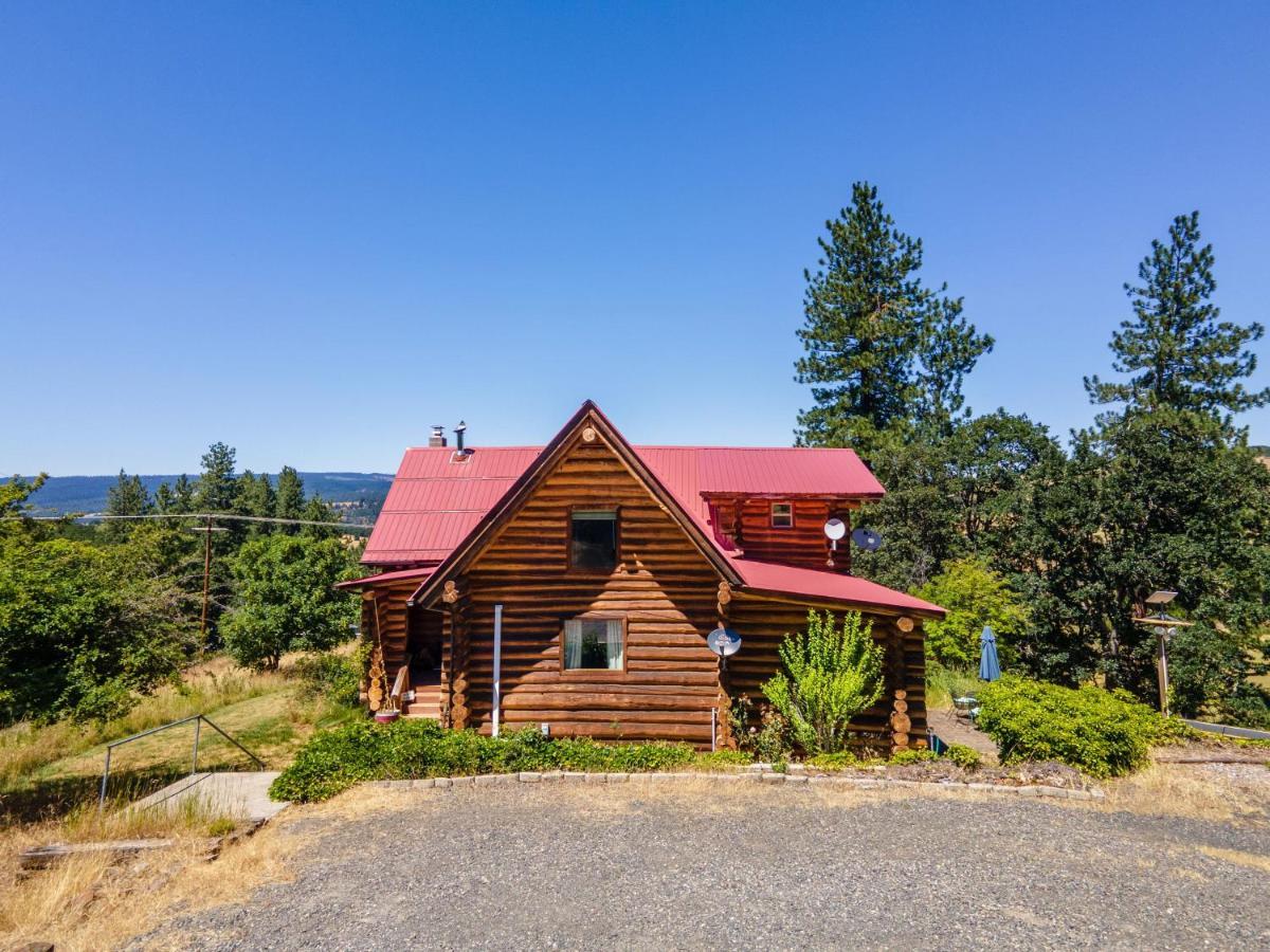 Rowland Log Cabin Home Lyle Bagian luar foto