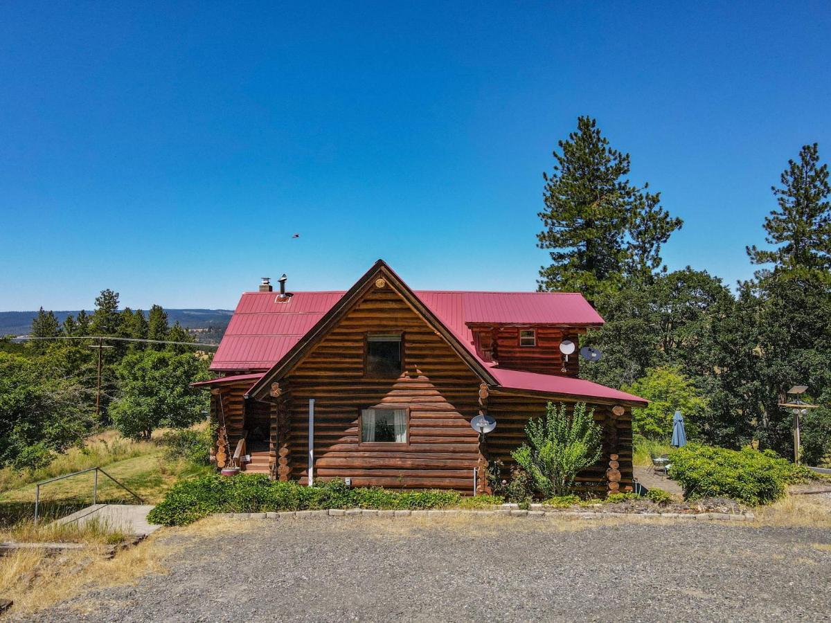 Rowland Log Cabin Home Lyle Bagian luar foto